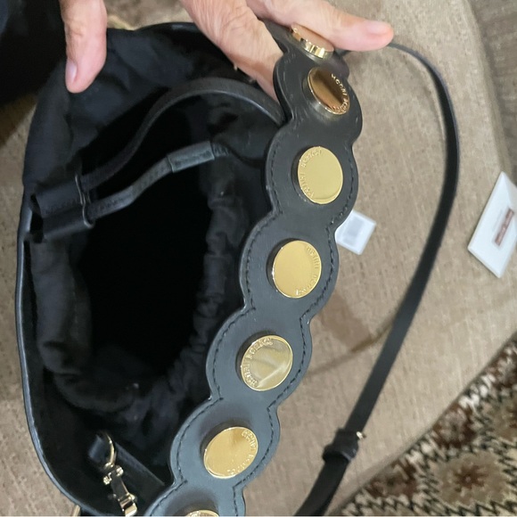 NWT Henri Bendel Surrey Mini Bucket Bag BLACK - Picture 5 of 6